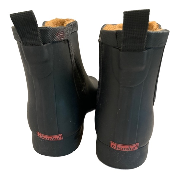 Chooka Delridge Mid Waterproof Rain Boots 8 fleece - Picture 4 of 6
